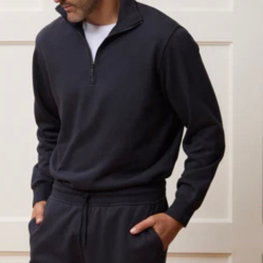 Todd Snyder Mens XL cashmere knit blend  1/4 zip pullover sweater.